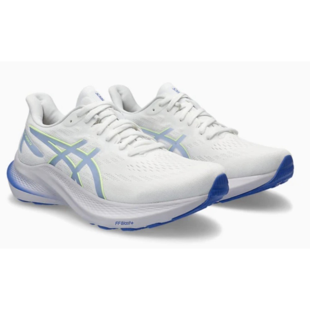 ASICS® (Women's 11.5 B) GT-2000® 12 Running Shoes in White/Sapphire